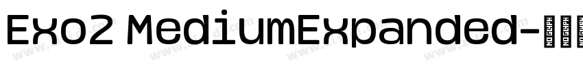 Exo2 MediumExpanded字体转换 Exo2 MediumExpanded字体转换